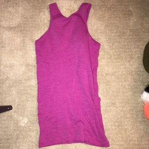Lulu lemon pink tank top.